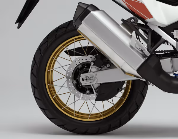 Freios traseiros da CRF 1100L Africa Twin Adventure Sports ES branco perolizado