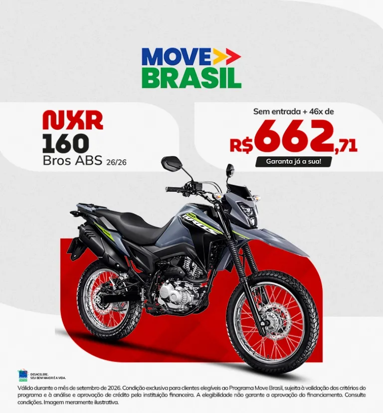 Banner STR Motos Move Brasil NXR160 Bros ABS